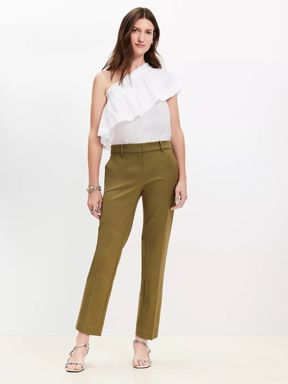Loft Riviera Slim Pants in Doubleweave (Tall)